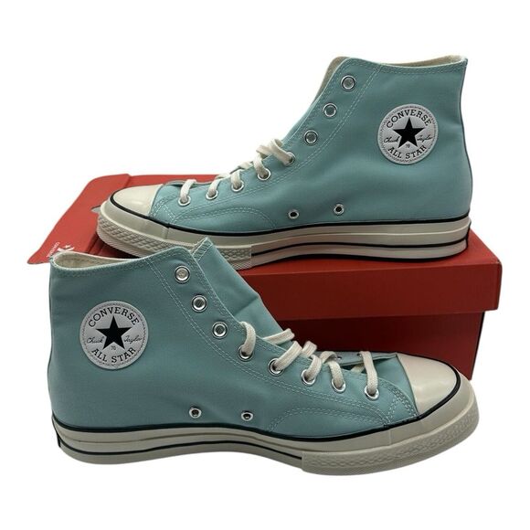 Converse Chuck Taylor 70 High Shoes Men 12 Soft Juniper Turquoise Canvas A00621C - Picture 1 of 12